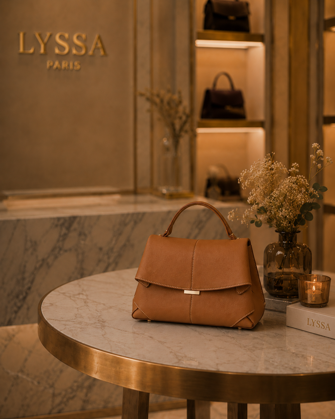 LYSSA SIGNATURE- Camel