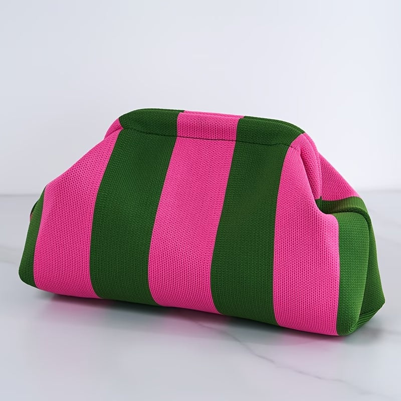 Sac ligné Milena - Rose et vert