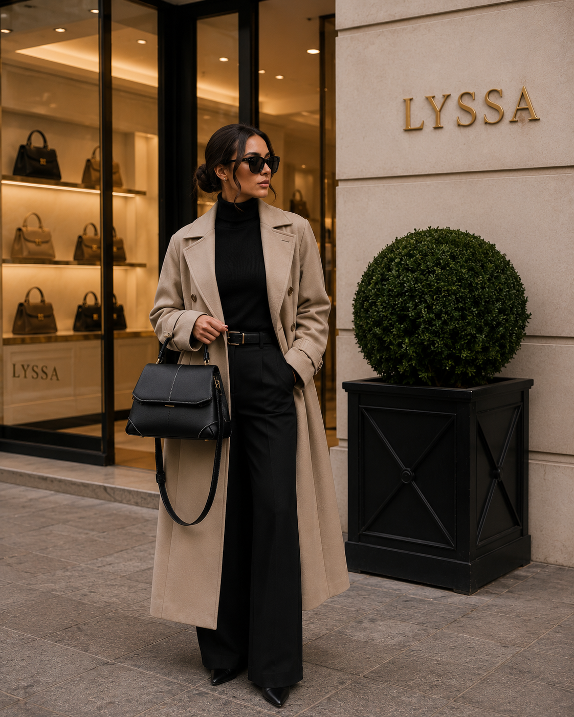 LYSSA SIGNATURE - Noir